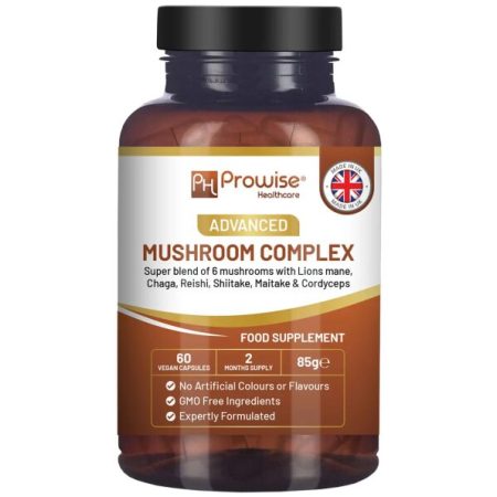 Advanced Mushroom Complex - A Super Blend of 6 Mushrooms (60 Capsules)